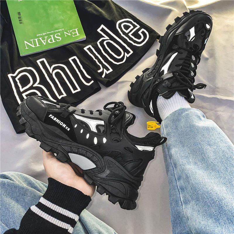 Spring and Autumn National Tide 2025 Internet Celebrity Breathable Sports Shoes Casual Shoes Versatile Dad Shoes Men's Shoes