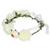   Flower Wreath Headband Floral Garland Headpiece Artificial Floral Crown for Women