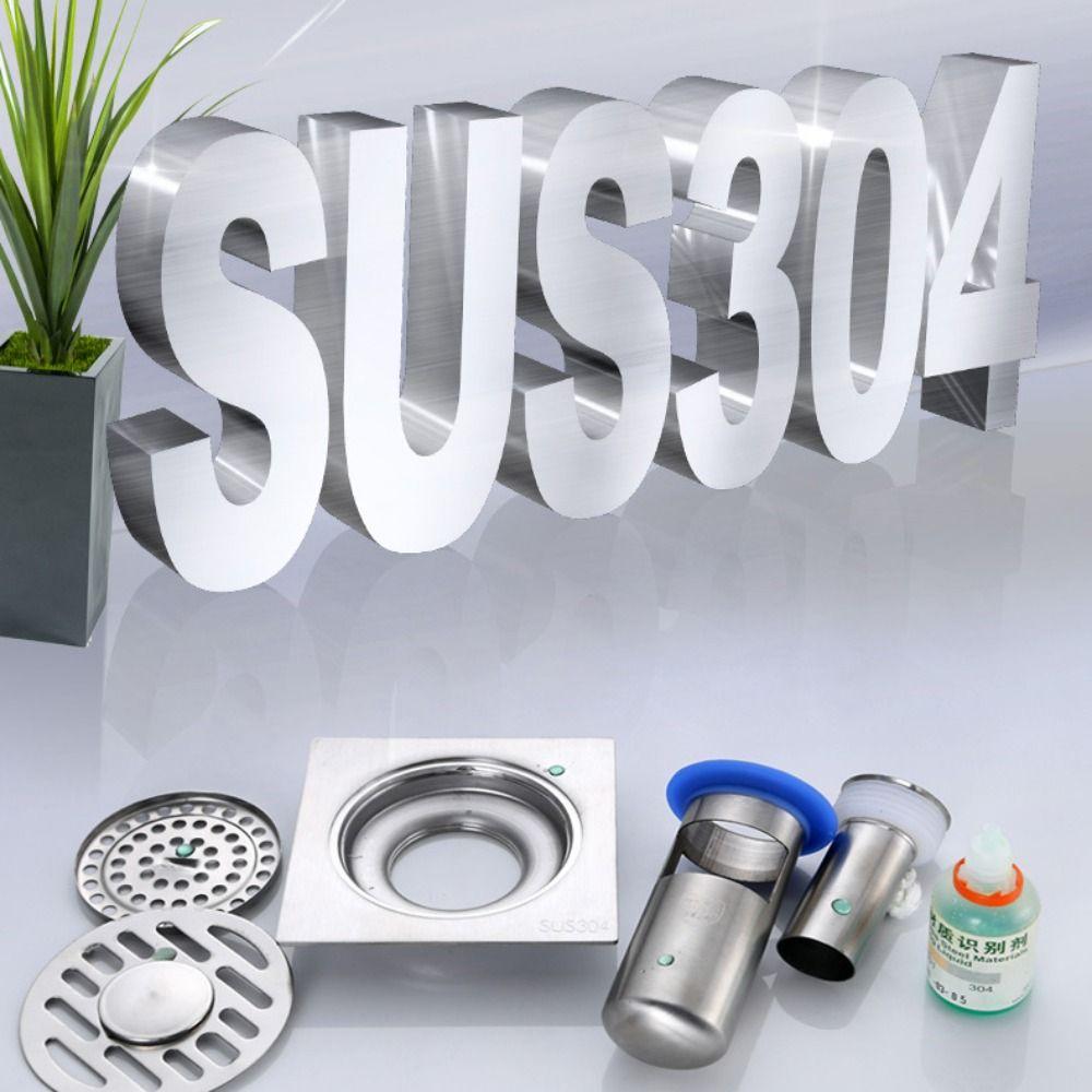 Sewer Seal Stopper 304 Stainless Steel Leak Core Draininner Core Backflow Preventer Floor Drain