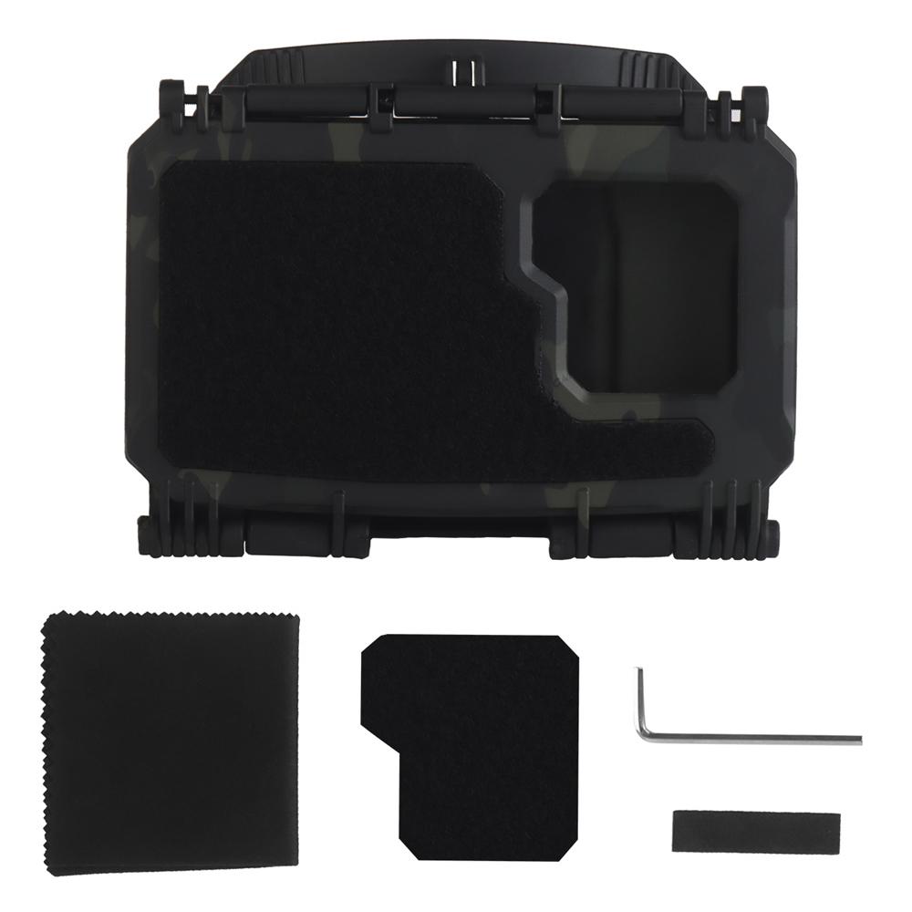 Tactical MOLLE Mobile Phone Box Navigation Board Quick Release Airsoft Vest Carry Outdoor Hunting Wargame Instant Equipment Box