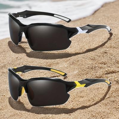 2pcs Outdoor Cycling Sports Goggles Fishing Driving Photography Fashion Glasses