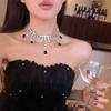 2025 High-End Gothic Punk Necklace: Y2K Dark Style Clavicle Chain for Women