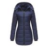 Cappotti invernali da donna Parka spessi Giacche di cotone nere Parka lunghi Cappotti caldi con cappuccio Maxi soprabiti