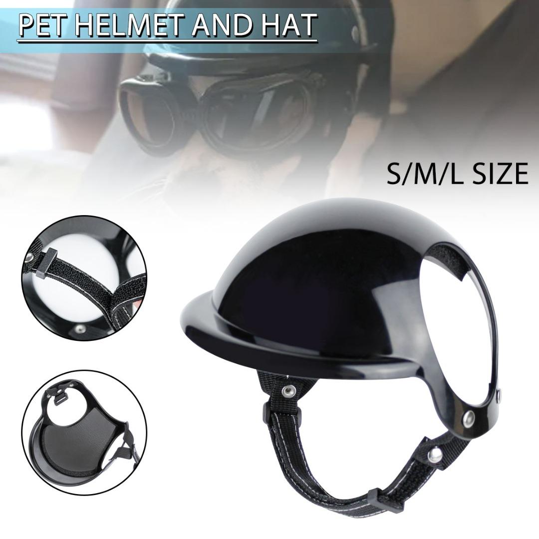 

PDTO новый 1 шт. шлемы для домашних животных собака кошка велосипед мотоцикл защитный шлем с отверстиями для ушей