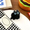 Acrylic Bag Closures with Black Character Artwork, Set of 8 Small Pieces for Kitchen Storage, Treat Bags, Seasoning Packets, and Drawer Order