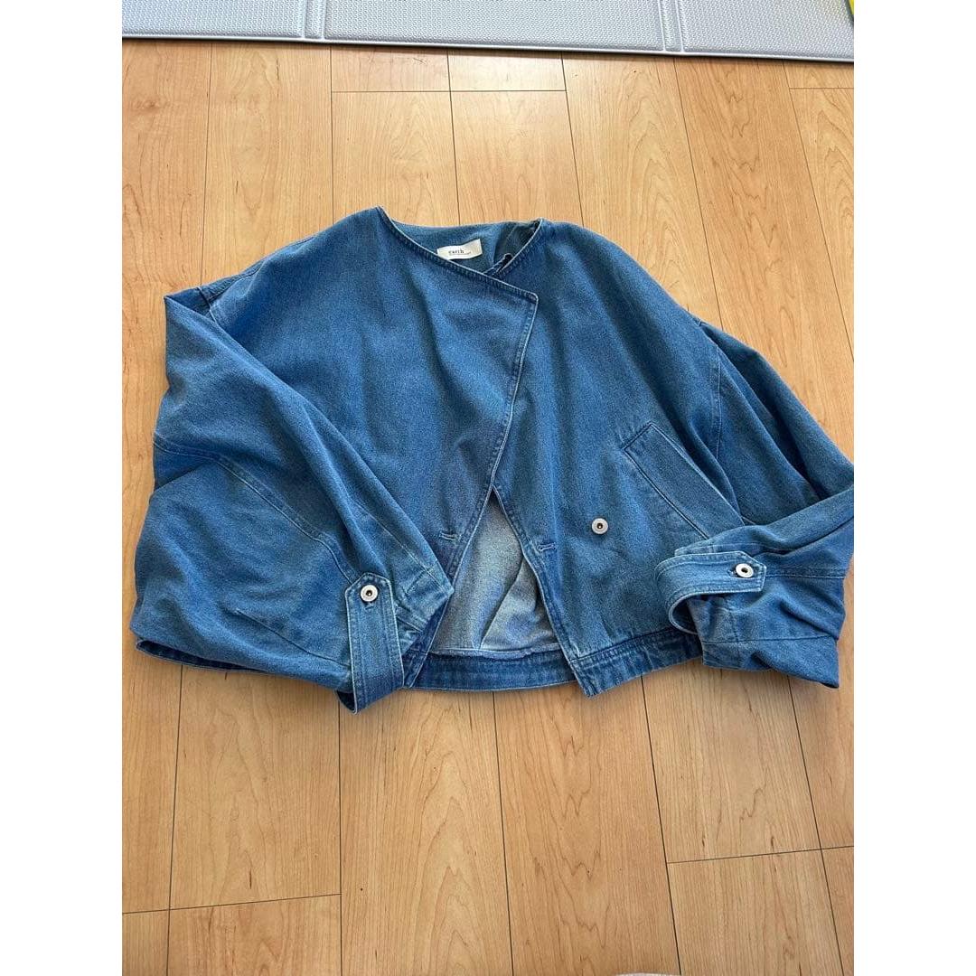 earth denim jacket F