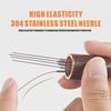 Coffee Distribution Needle with Wooden Base, 304 Stainless Steel Needle Type Powder Distributor, Coffee Stirring  Tool