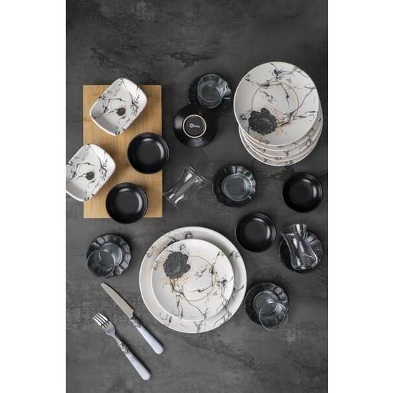 

Керамический набор для завтрака Acar Paradise из 25 предметов на 6 персон