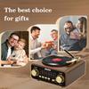 Retro Vinyl Player Style Radio, Portable FM/AM/SW & Wireless Streaming, Unique Vintage Decor For Home & Gift Idea