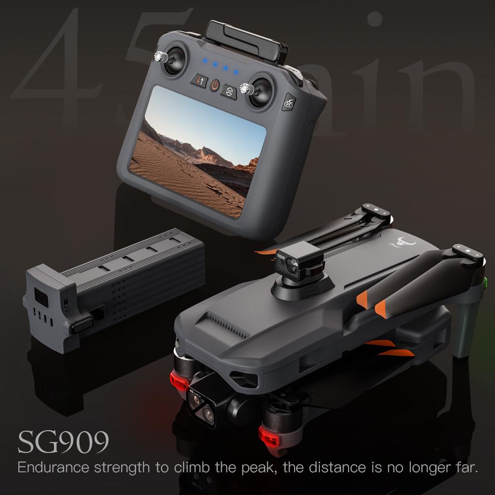 SG909 MAX GPS Drone with 8K Camera 6KM Touch Screen RC Profesional Drone 360° Obstacle Avoidance Foldable RC Quadcopter