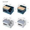Multifunctional Tissue Storage Box Cover Napkin Holder Sundries Ontainer Stationery Organizer for Bedroom Office Bathroom Vanity