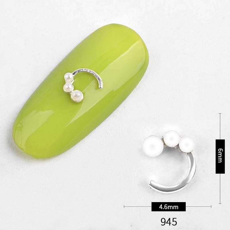 5pc/pack Nail Rhinestone 3D Acrylic Tips DIY Decoration Nail Art Manicure