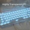 Ice Crystal Keycap Transparent High Transparency PC Material Cbsa Customized Complete Set For DIY 87/104/108 Mechanical Keyboard
