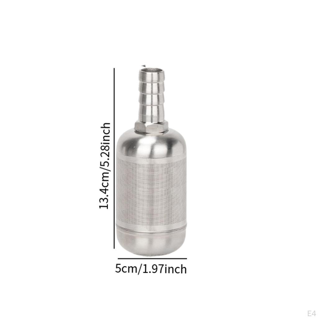 Autowaschzubehör Schlauchansaugfilter Ersatz Edelstahl Garten zum Reinigen