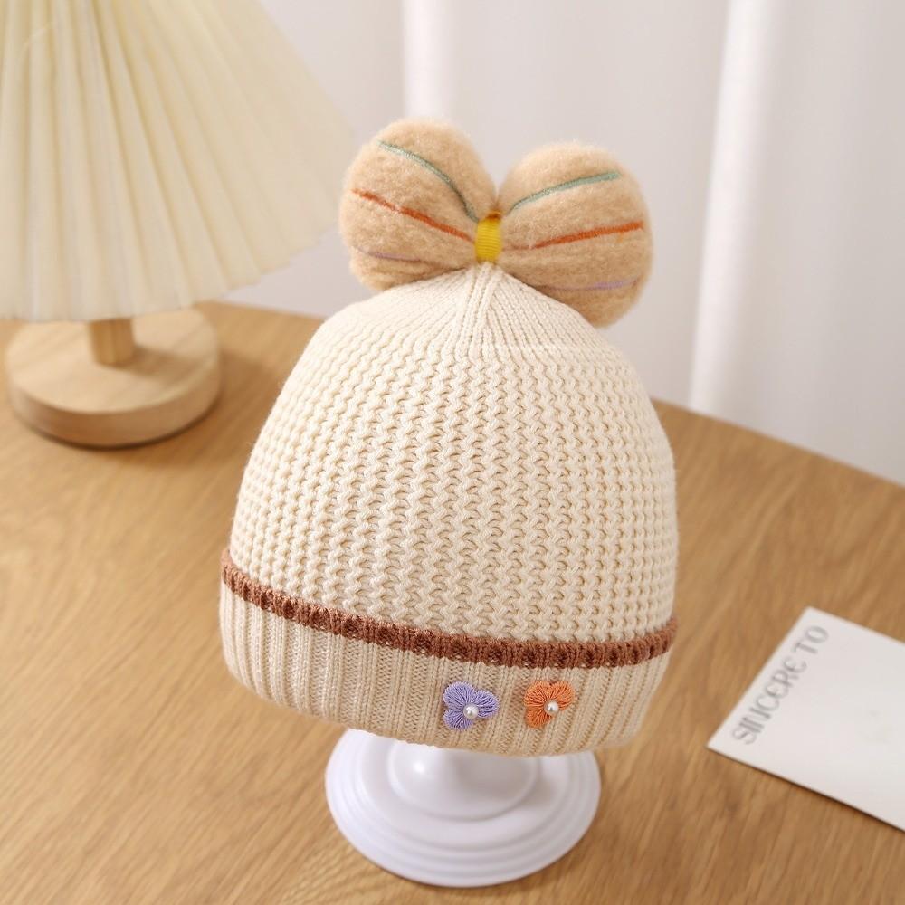 Schleife Beanie Mütze Winddicht Überziehmütze Neu Ohrenschutz Mütze Baby