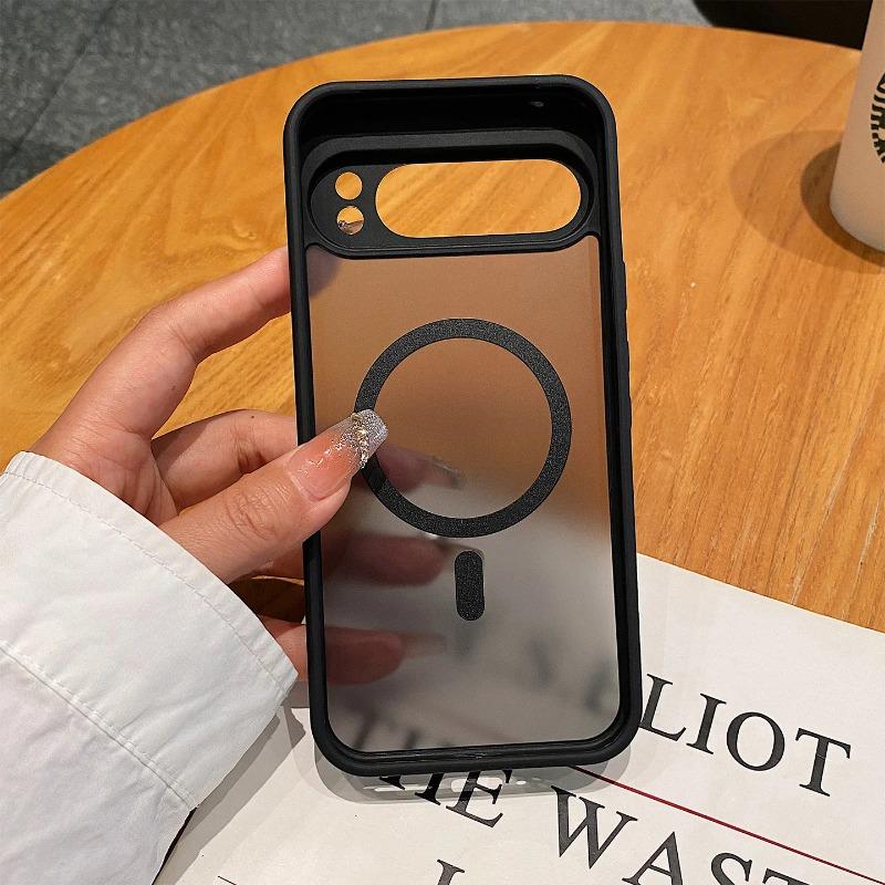 Carcasă Mată Translucidă pentru Magsafe pentru Google Pixel 10 9 ProXL 8 7 6 Pro 9 8 7 6 A Încărcare Wireless Magnetică Husa din TPU Rezistentă la Șocuri