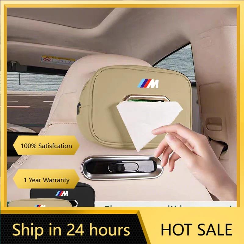 2025 Boîte à mouchoirs de voiture chaude Pare-soleil Dossier de siège Suspension Mouchoir Bog Pour BMW Série 1 3 5 X1 X4 X5 X7 G20 G38 F20 F39 F48 E46