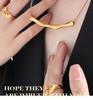 French Retro 18K Gold Titan Clavicle Necklace for Women
