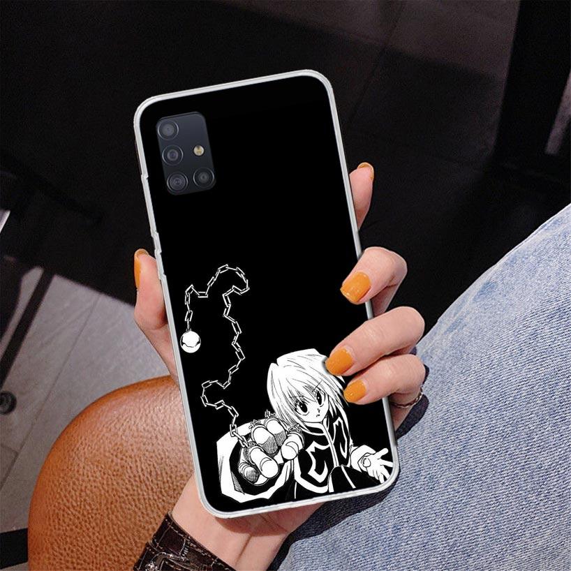 

Black White Hunter X Phone Case For Samsung Galaxy A52 A32 A22 A12 A51 A31 A50S A30S A20S A10S Note 20 Ultra 10 Plus S10 A72 A71 Samsung A22 4G