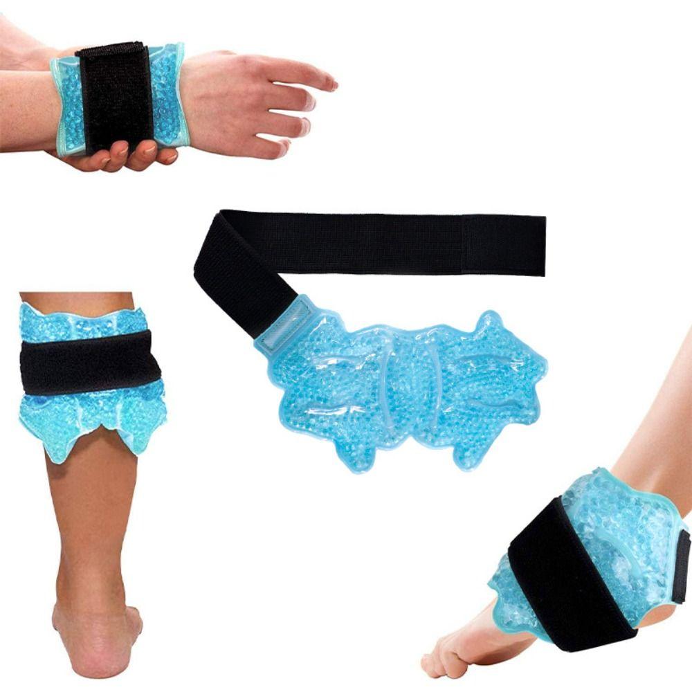 Reusable Ankle Ice Pack Hot Cold Gel Gel Ankle Wrap Sports Foot Ice Pack  Injuries Recovery