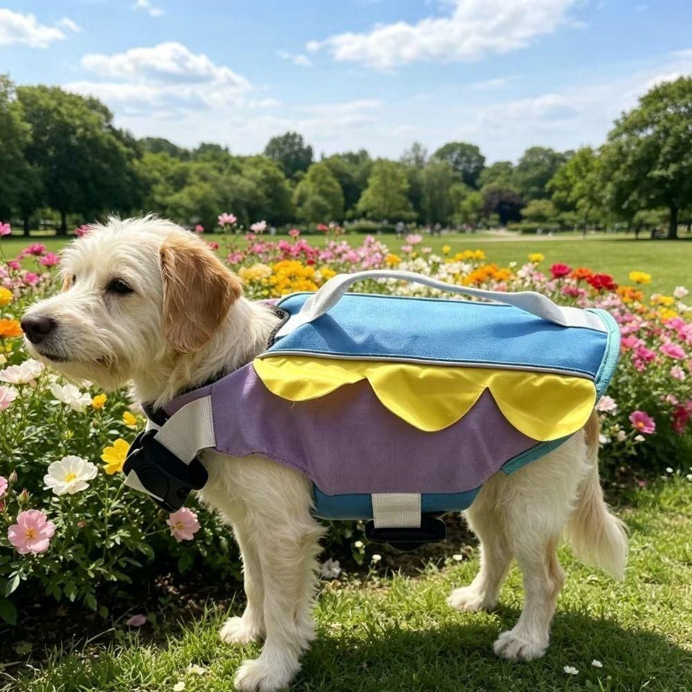 Enhanced Buoyancy Pet Life Vest Breathable Dog Flotation Vest Dog Life Jacket Swimming