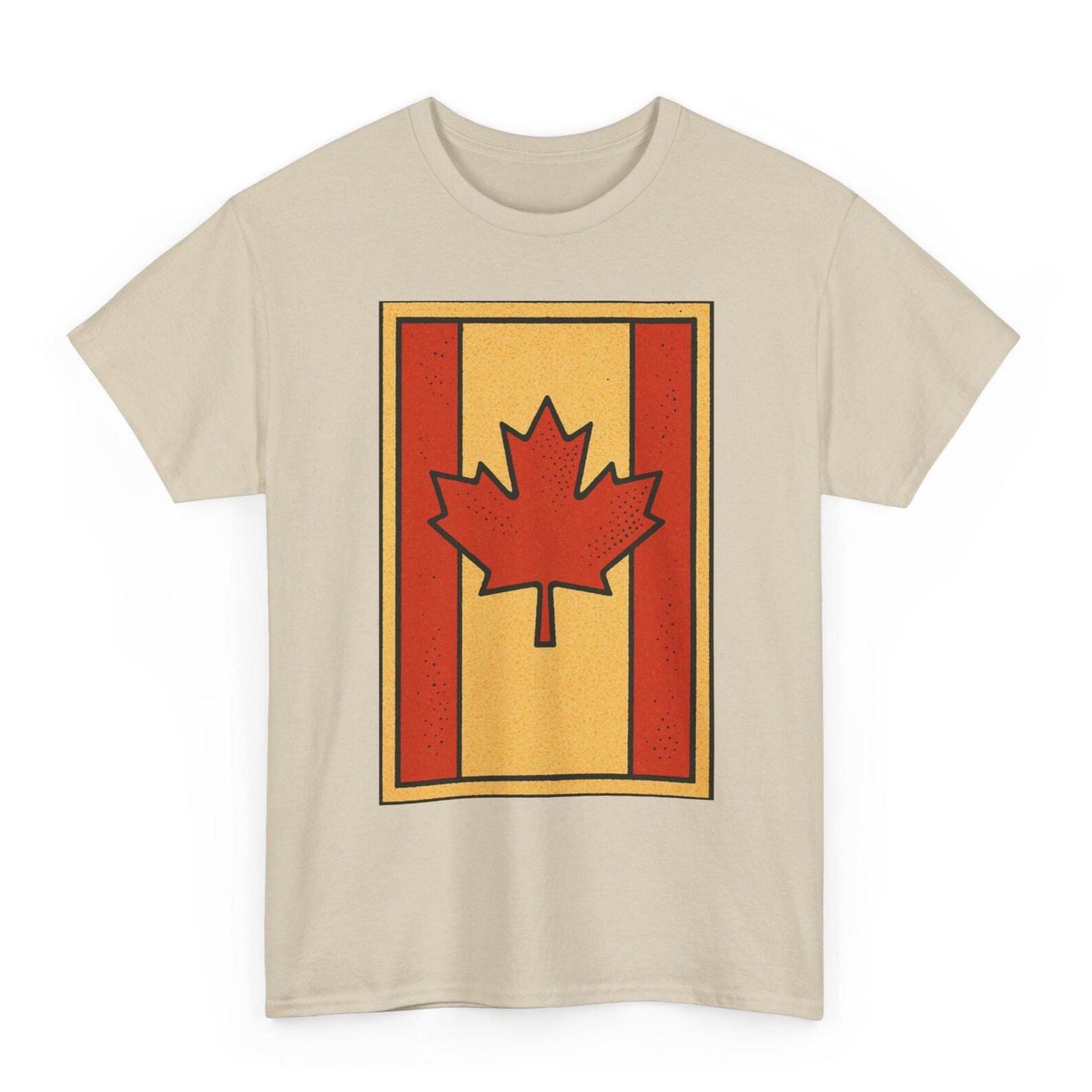 Canada Flag T-Shirt | Retro Canadian Pride Tee | Maple Leaf Heritage Shirt S