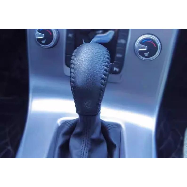 

Новая крышка ручки переключения передач из натуральной кожи для Volvo XC60 S60 V60 S80 2012 2013 2014 2015 2016 2017 Защитный чехол на ручку КПП чёрный