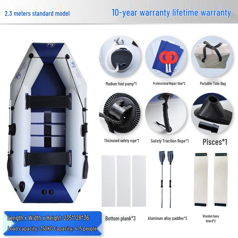 Durable Thickened Inflatable Kayak - Professional Lure Boat