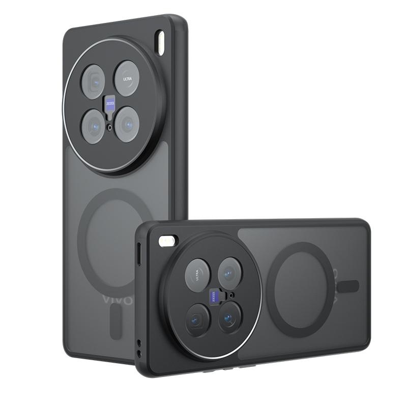 Pro vivo X200 X100 X100s Pro mini Ultra Matte Anti otisky prstů Nárazuvzdorné magnetické pouzdro TPU proti pádu Nežloutnoucí zadní kryt Skořápka