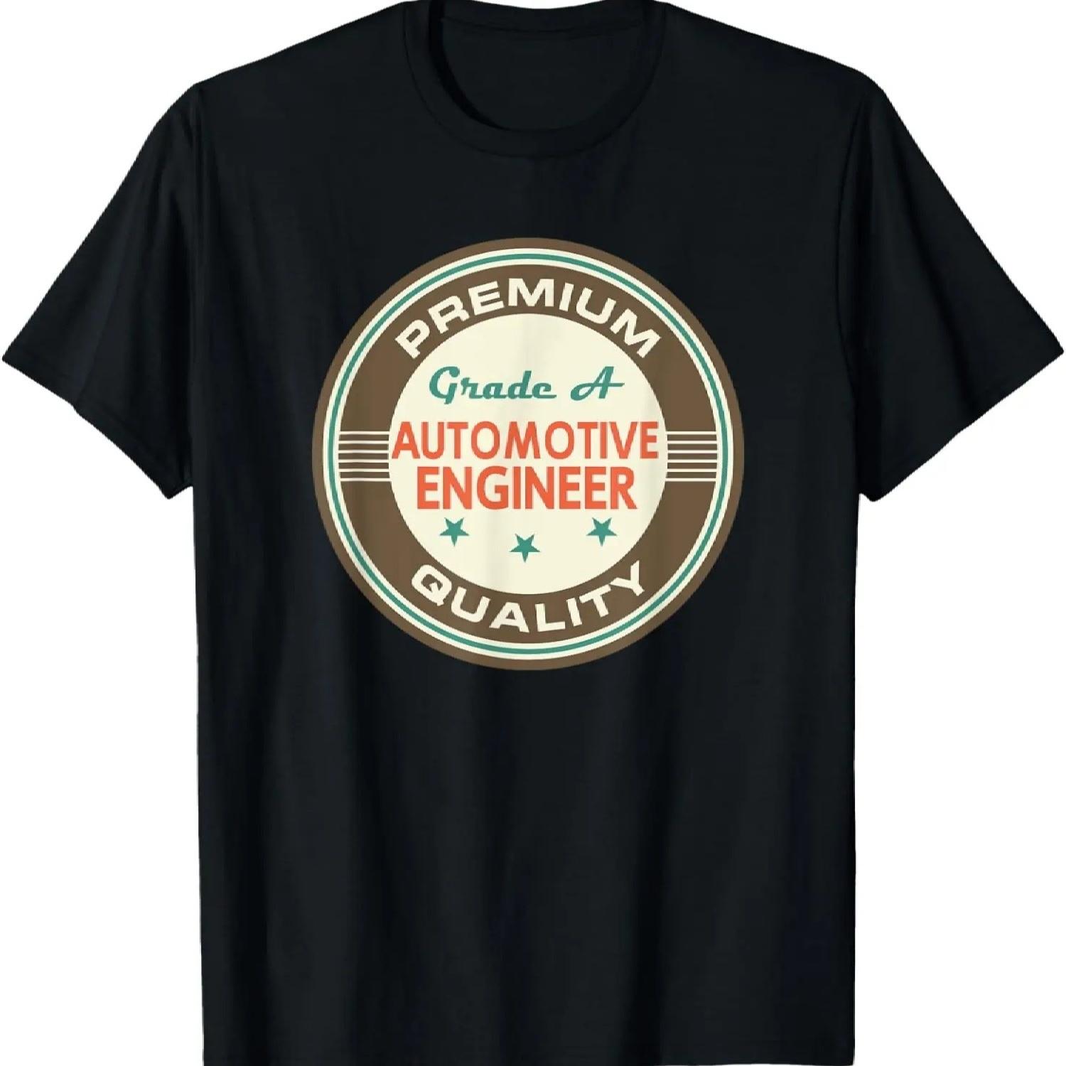 Automotive Engineer Vintage Funny Job Gift T-Shirt S