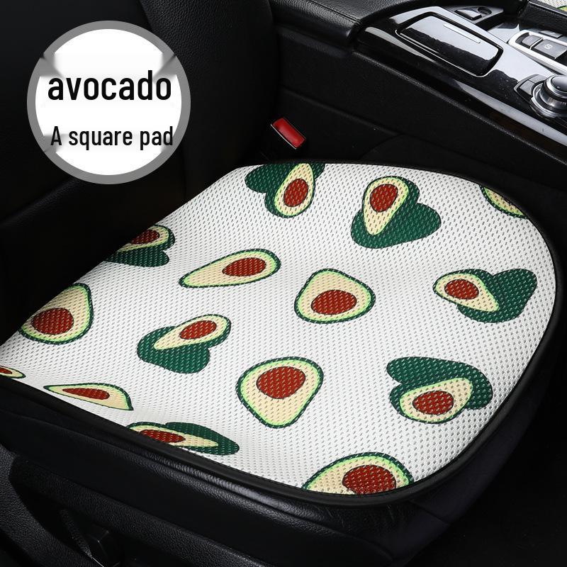 

Fruit Cartoon 3-Piece Car Seat Cushion Set: Backless, Small, Comfortable