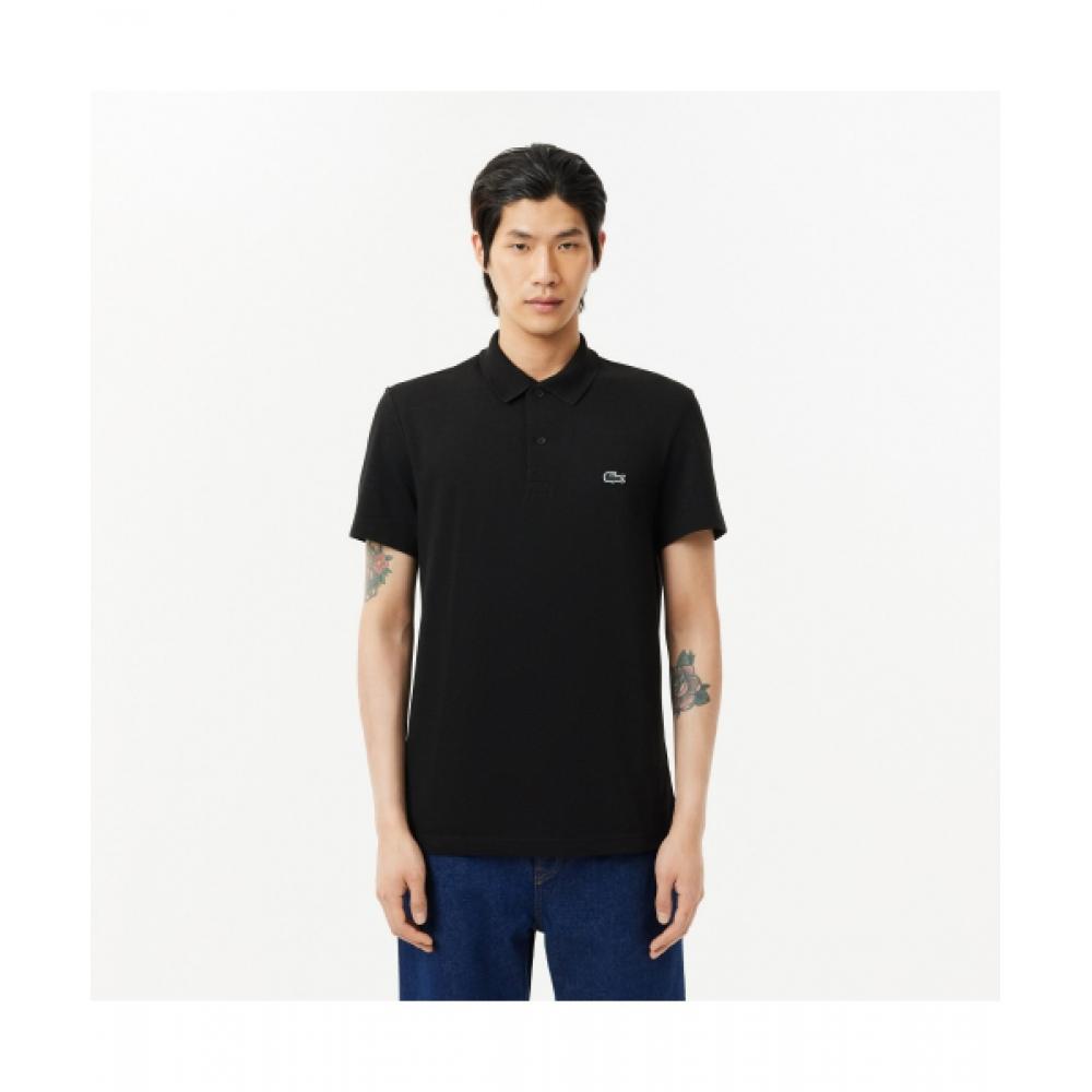 

LACOSTE Common Basic Поло с короткими рукавами [Черный]
