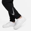 Nike French Terry Casual Solid Elastic Knit Sweatpants Kids Bottoms Black DM8220-010