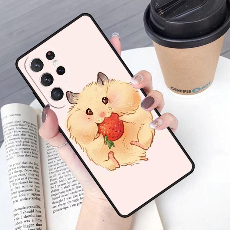 Hamster Kunst Handyhülle Cover Für Samsung Galaxy S24 S25 Ultra S21 S22 Ultra S10E Note 10 Plus Note 20 FE S23