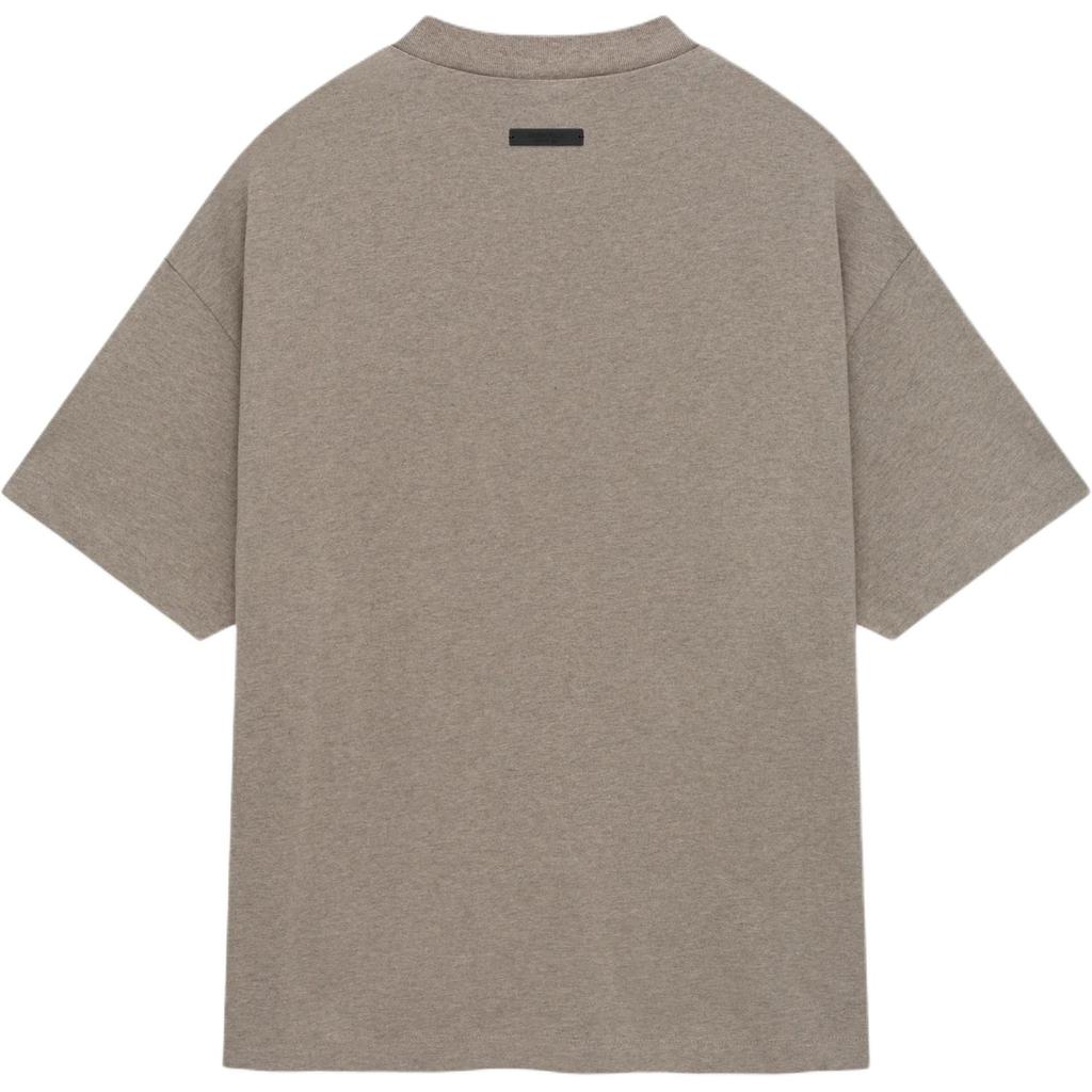 Fear of God Essentials Fw24 Holiday Series Letter Logo Printed Basic Crew Neck Casual Short Sleeve T-Shirt Men Deep Mist Gray 125HO244191F