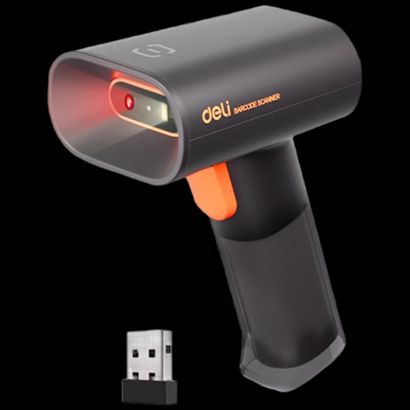 Deli AA006WB Bluetooth 2D Wireless Barcode Scanner