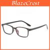 Tr90 Business Blue Light Blocking Square Glasses For Men And Women With Resin Lenses