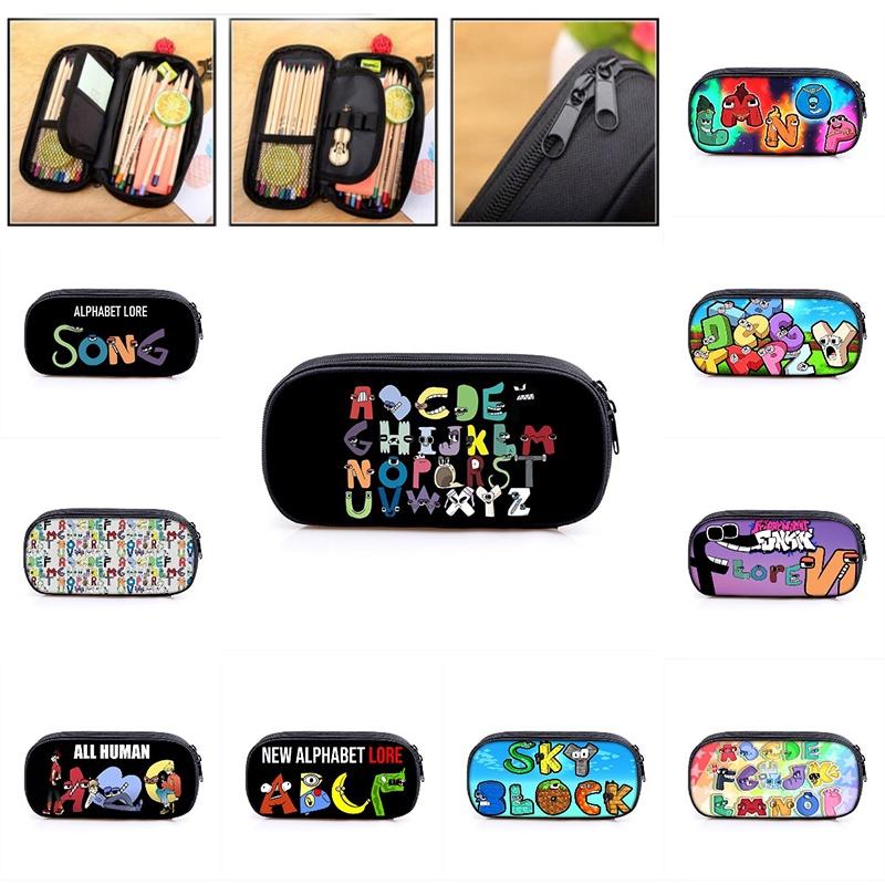 Alphabet Lore Pencil Case Large Capacity Pouch Bag For Students Gift