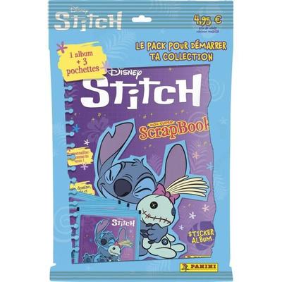 Album + 3 Packets - PANINI - STITCH 2 - MY SUPER SCRAPBOOK - 15 Stickers