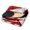 Mafaldas Knitted Blankets Amine Cartoon  Flannel Throw Blanket Bedding Couch Decoration Lightweight Bedspreads