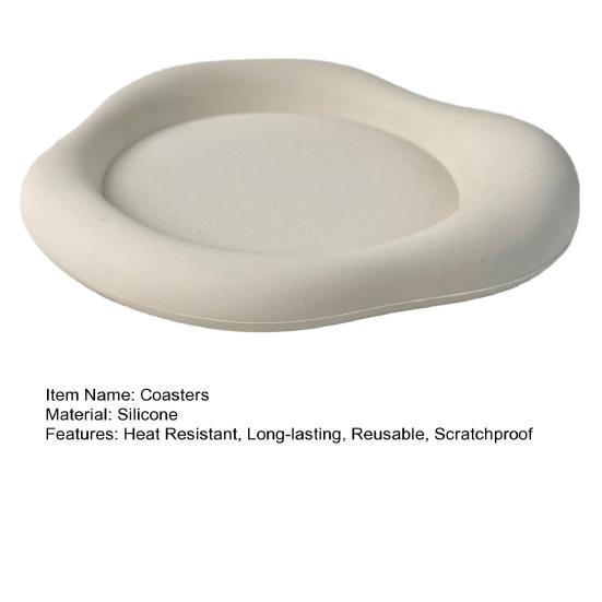 Non Slip Coasters, Heat Insulation Silicone Drink Cup Mat, Anti-Slip Cup Coasters, Protect Furniture and Table From Water Marks and Scratch