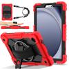 Rotatable Heavy Duty Case For Samsung Tab A11 A9 8.7 SM-X133 X135 X110 X115 X117 Armor Stand Cover With Shoulder Strap