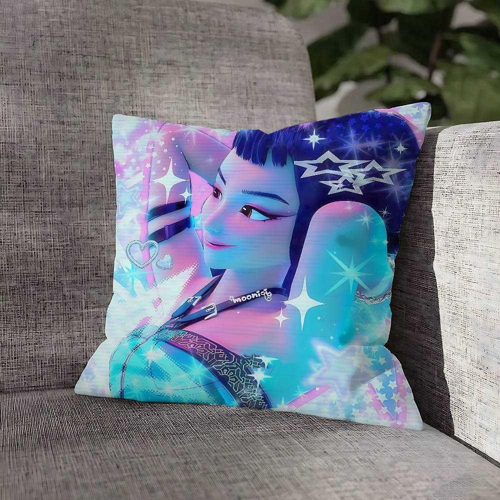 Rumi Zoey Mira Kissenbezug für Sofa-Dekor, Auto, Büro, Zimmer, Druck, Kissenbezug, Dekorationen und Schutz