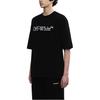Off-White Big Bookish Skate Tee Black/White Men Tops OMAA120C99JER0081001