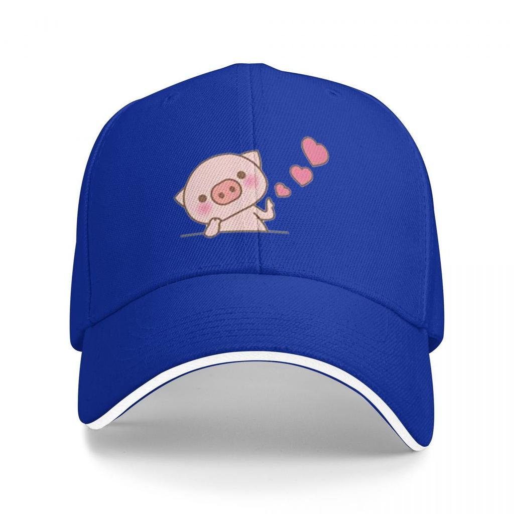 Unisex Baseball Hats Lots Of Little Hearts Pig Emoticon Outdoor Streetwear Summer Sports Baseball Caps Hiphop Cap Casquette Hats