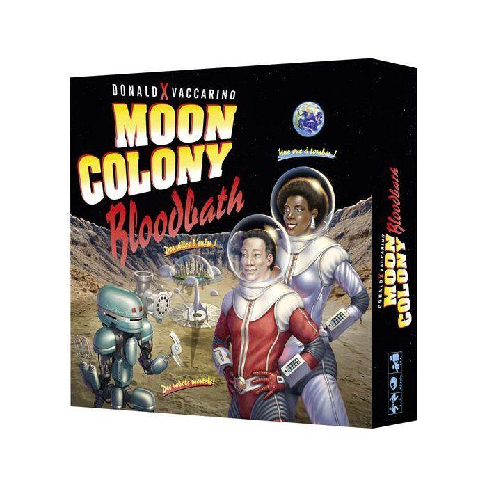 RIO GRANDE GAMES Moon Colony Bloodbath Jeu de cartes expert stratégie et survie - 1 à 5 joueurs - dès 14 ans - 45 à 90 min