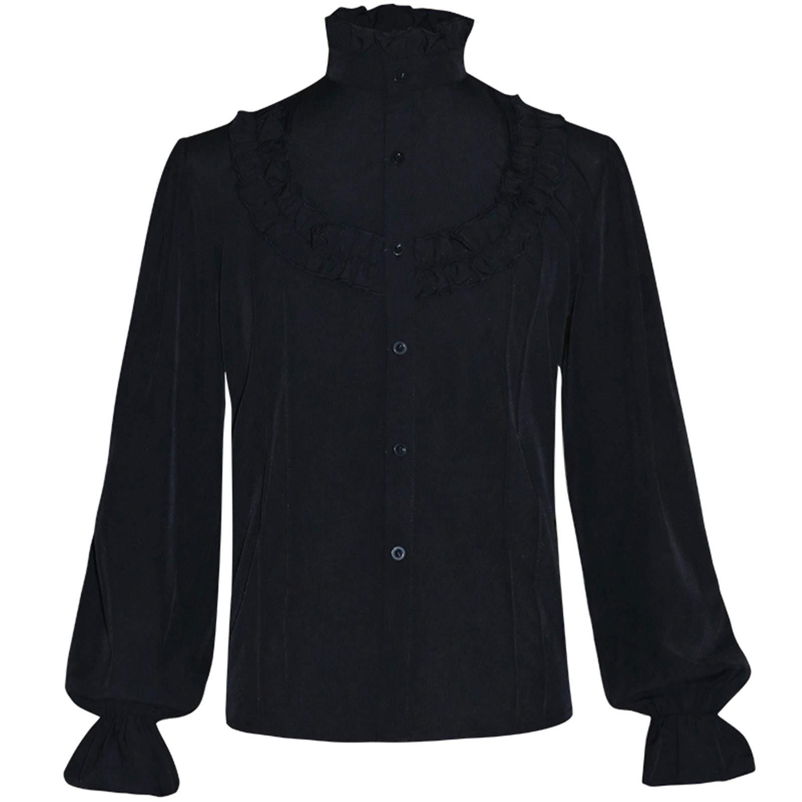 

Мужская зимняя модная однотонная куртка на пуговицах с высоким воротником, верхняя блузка чёрный