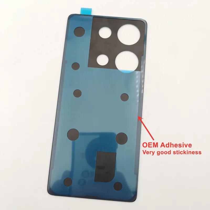 Porta Posteriore in Vetro 100% A+++ Per Xiaomi Redmi Note 13 Pro 4G Coperchio Posteriore Cover Batteria Scocca con Colla Adesiva Strumenti