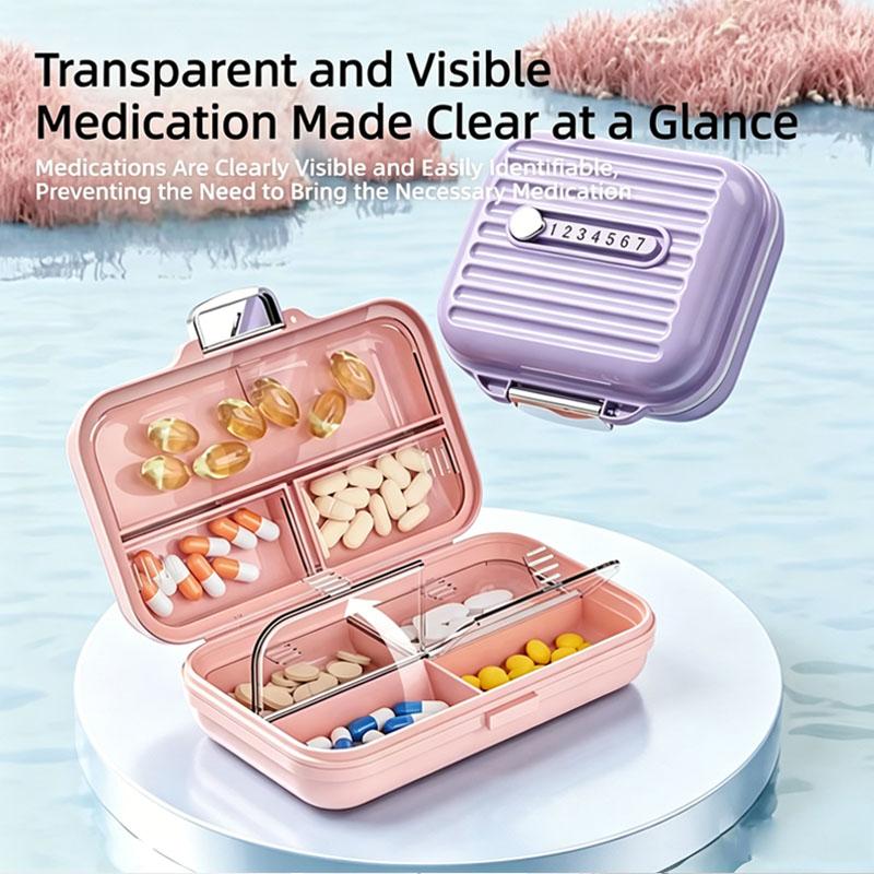 New Pill Organizer Pill Box Travel Small Medicine Box for Drugs Container for Tablets Small Pillboxes Vitamins Organizer FYQ013