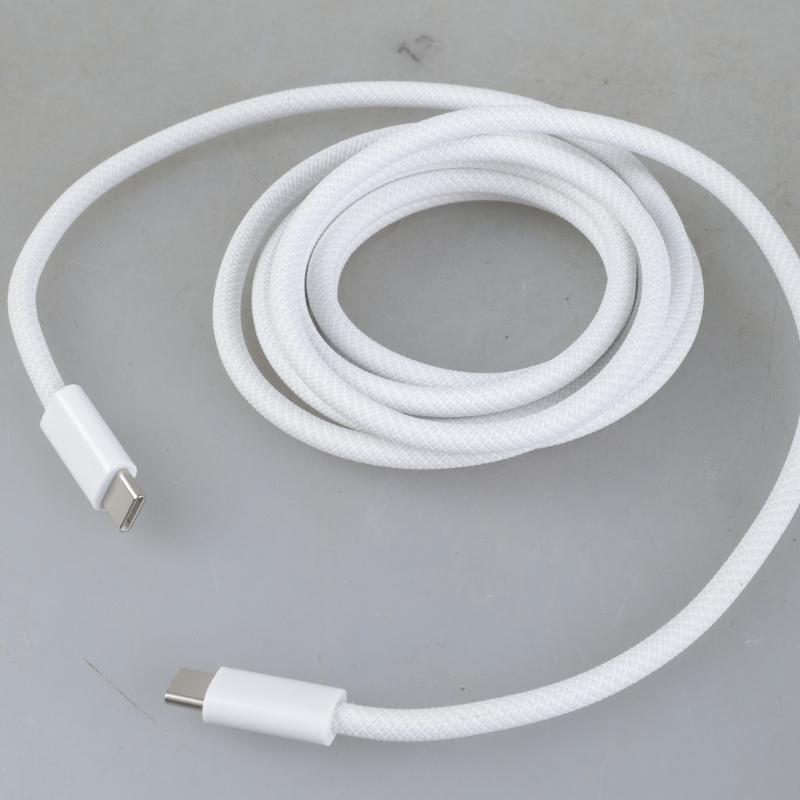 Fast 240W Type C Charging Cable 48V/5A Power Delivery 2M Nylon USB C Cord for Laptops Mobile Devices